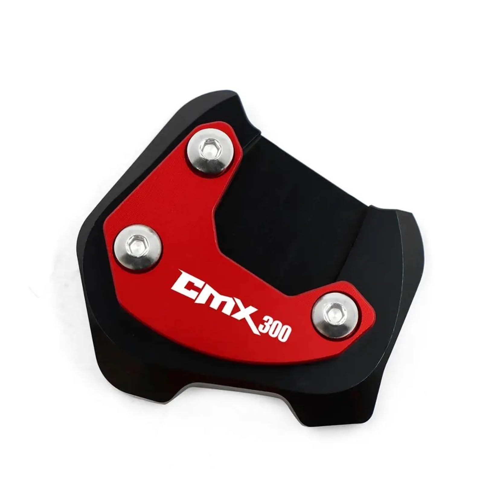 Für H&onda Für Rebel CMX300 CMX500 CMX 300 500 Motorrad Kickstand Verlängerung Fuß Seitenständer Vergrößerer Stützplatte Pad(Red) von HBJzxlOK