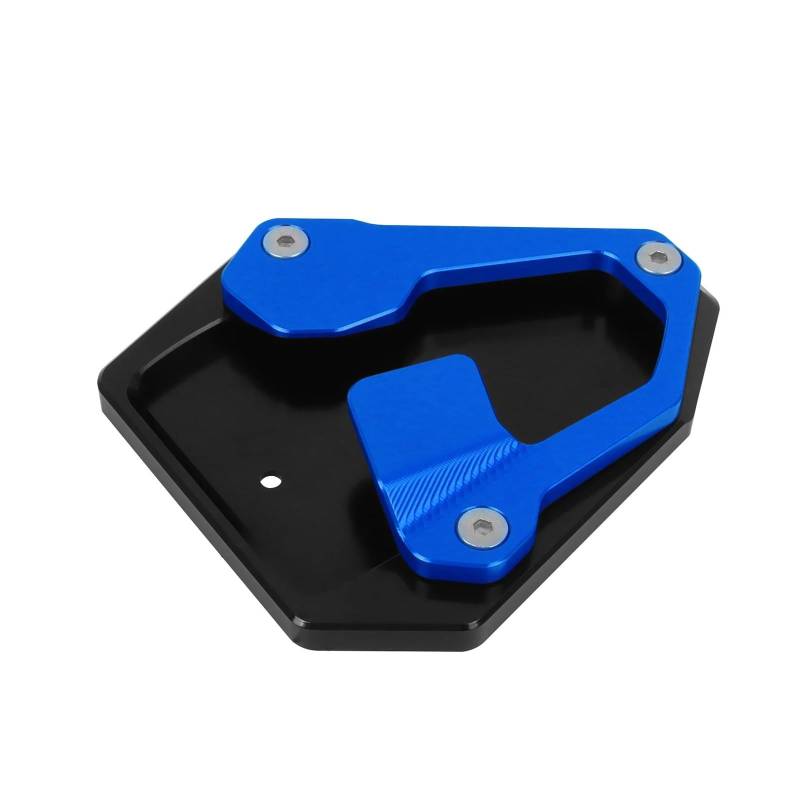 Für H&onda NT1100 NT 1100 2021-2024 Motorrad CNC Kickstand Fußseitenständer Vergrößern Verlängerungspad-Stützplatte(Blue) von HBJzxlOK