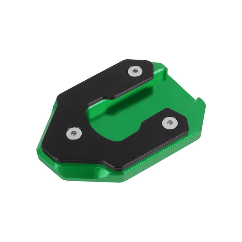 Für K&AWASAKI Für Vulcan S 650 VN650 VN 650 2015-2023 Motorrad CNC Kickstand Fuß Seitenständer Verlängerung Vergrößerer Stützplatte Pad(Green) von HBJzxlOK