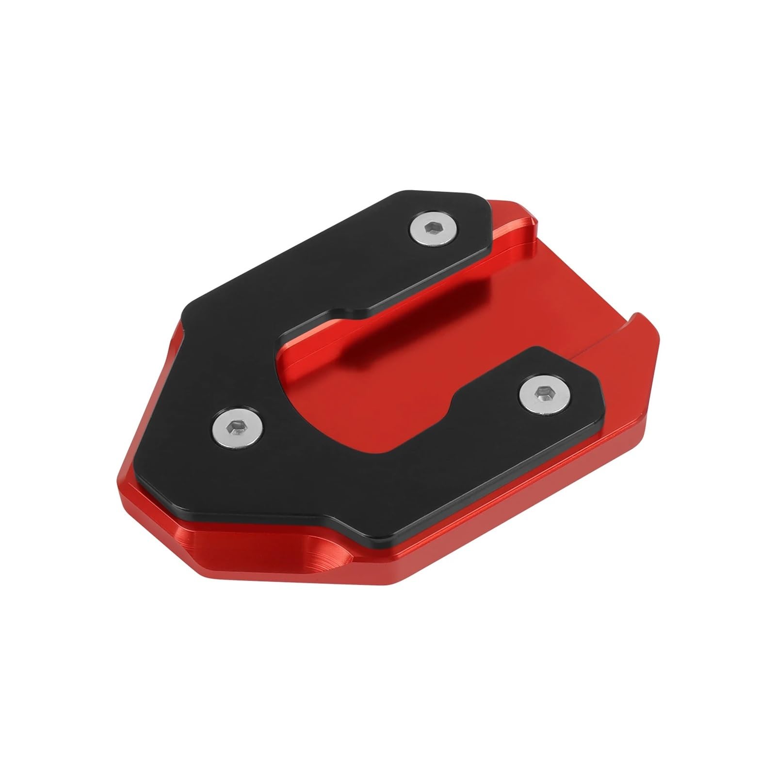 Für K&AWASAKI Für Vulcan S 650 VN650 VN 650 2015-2023 Motorrad CNC Kickstand Fuß Seitenständer Verlängerung Vergrößerer Stützplatte Pad(Red) von HBJzxlOK