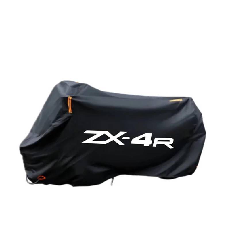 Für K&awasaki Für Ninja ZX-4R ZX4R Dicker 300D-Motorrad-Regenschutz Wasserdichter Outdoor-Schutz-Staubschutz(XL) von HBJzxlOK