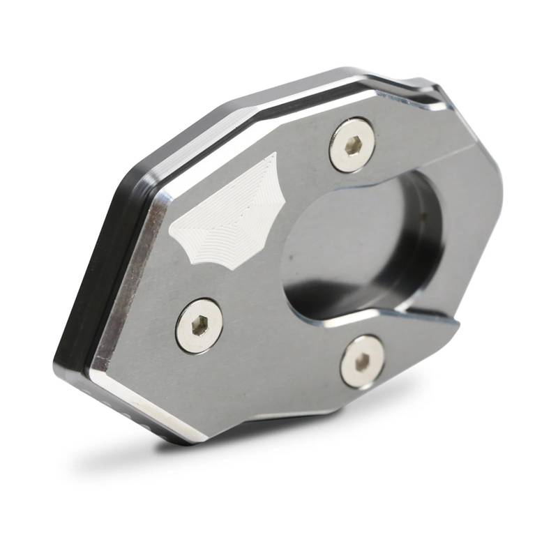 Für K&awasaki Z300 Z300 Motorrad CNC Kickstand Fuß Seitenständer Verlängerung Pad Stützplatte Vergrößern Ständer(Titanium) von HBJzxlOK