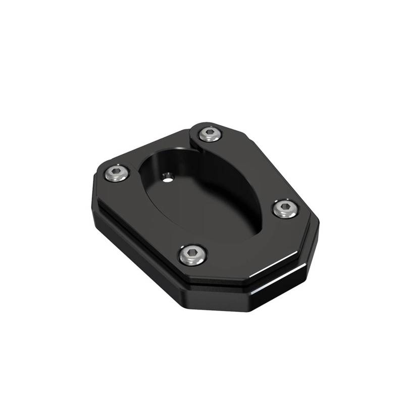 Für K&awasaki ZX-4R ZX-4RR ZX4R ZX4RR ZX 4RR 2023 2024 Motorrad Fußpolster Stützplatte Kickstand Extender Fußseitenständer(Noir) von HBJzxlOK