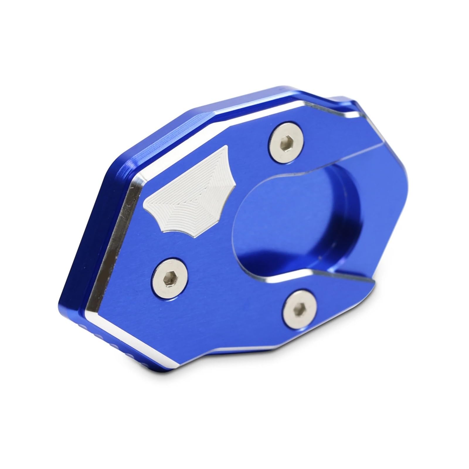 Für K&awasaki ZX10R ZX 10R ZX-10R Motorrad CNC Kickstand Verlängerung Fuß Seitenständer Pad Stützplatte Vergrößern Ständer(Blue) von HBJzxlOK