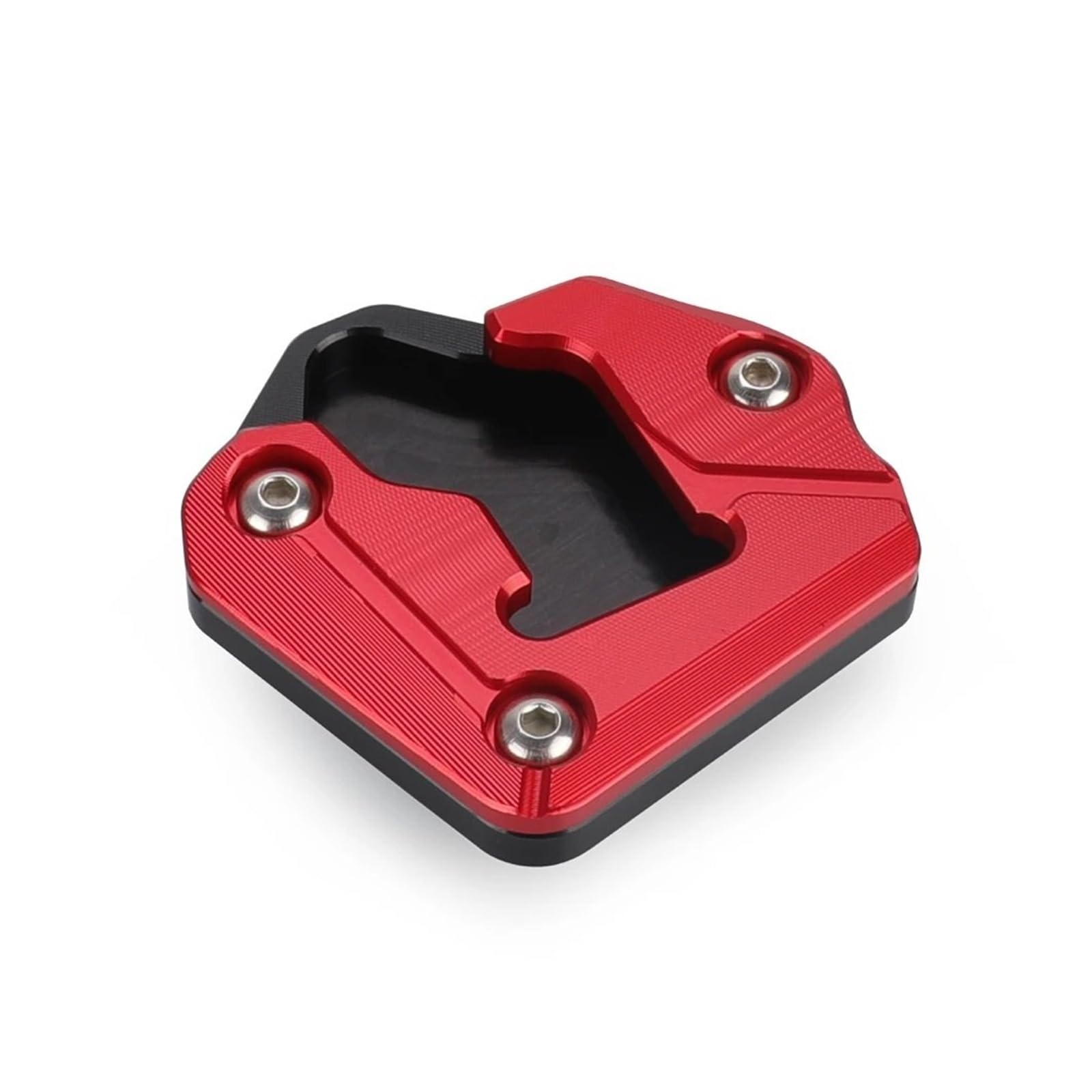 Für S&UZUKI Für H&AYABUSA GSX-R 1300 GSX1300RR 2021-2024 Motorrad CNC Kickstand Fuß Seitenständer Verlängerung Pad Stützplatte(Red) von HBJzxlOK