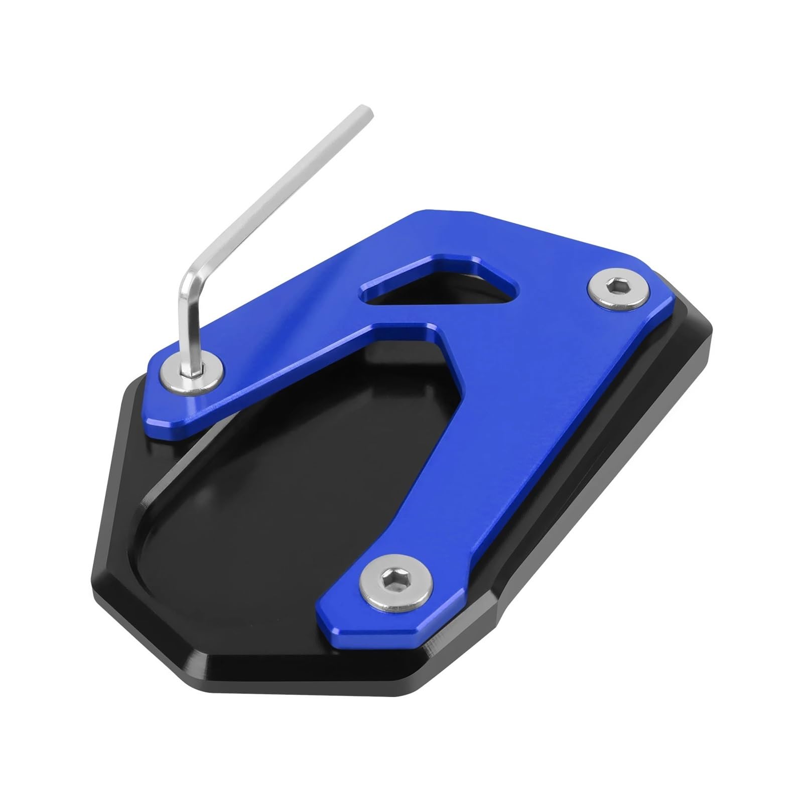 Für S&uzuki GSX-8S GSX8S GSX 8S 2023 2024 Motorrad CNC Kickstand Fuß Seitenständer Verlängerung Vergrößerer Stützplatte Pad(Blue) von HBJzxlOK