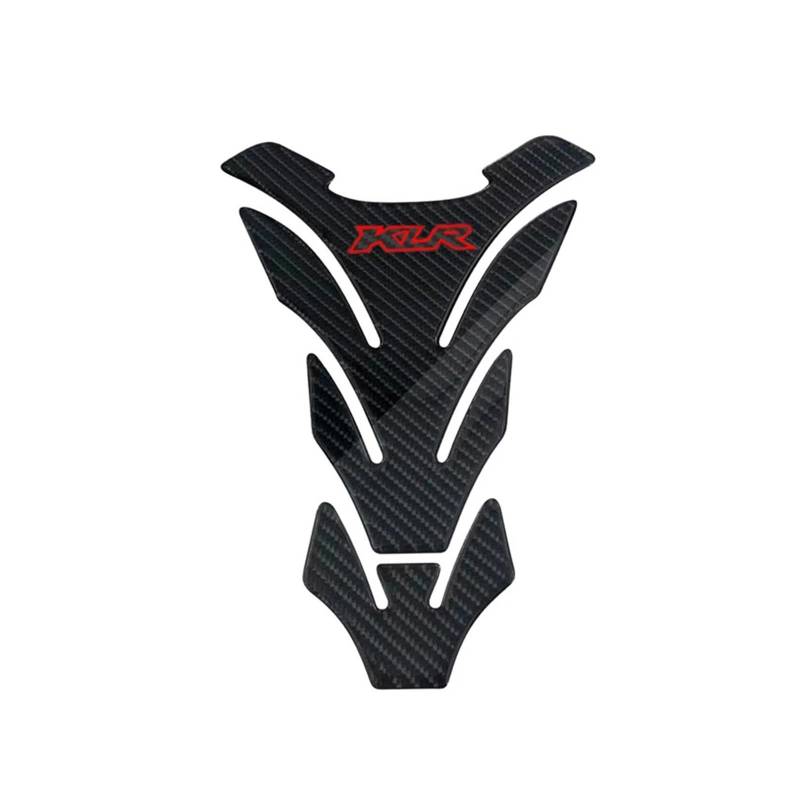 HBJzxlOK Motorrad Tankpad Für K&awasaki KLR650 Motorrad-Kraftstofftank-Pad-Schutz-Applikation, 3D-reflektierender Harzaufkleber(5 Carbon Fiber) von HBJzxlOK