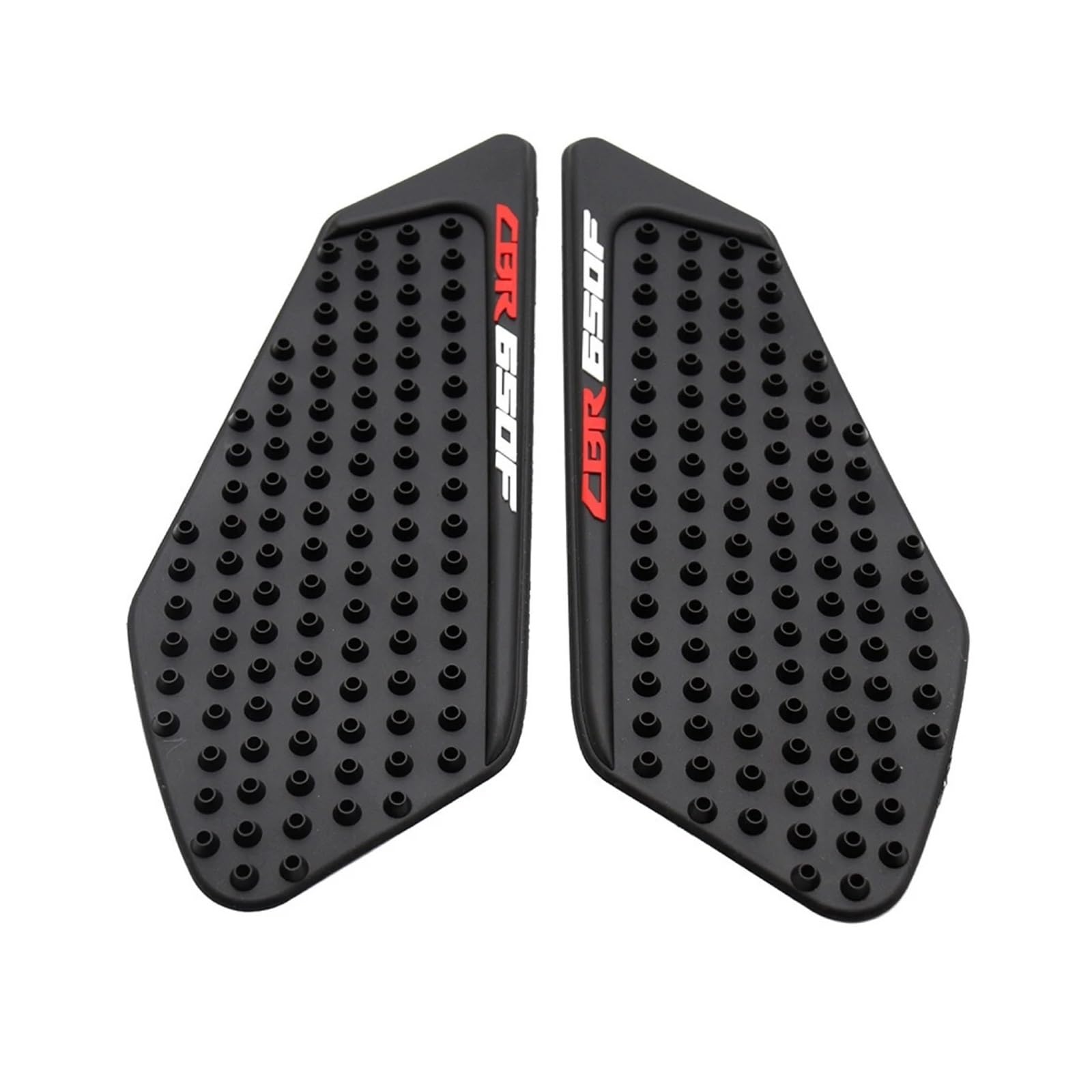 Motorrad Tankpad Für H&onda CB650F CBR650F 2014–2017, Motorrad-Seiten-Kraftstofftank-Pads, Schutzaufkleber, Kniegriff-Traktionspad(Black 2) von HBJzxlOK