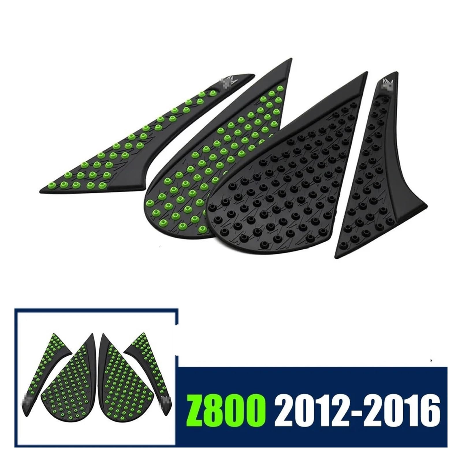 Motorrad Tankpad Für K&awasaki Z800 Z 800 2012-2016 Motorradaufkleber Anti-Rutsch-Kraftstofftankpad(Green) von HBJzxlOK