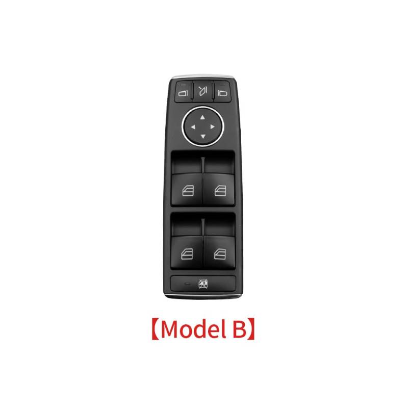 Glasheber-Taste Controller für/Passend for Mercedes W166 W292 Electric Power Master Fenstersteuerungsschalter-Taste/Passend for Benz ML GL GLE GLS Klasse 1669054400(Model B) von HBUXGF