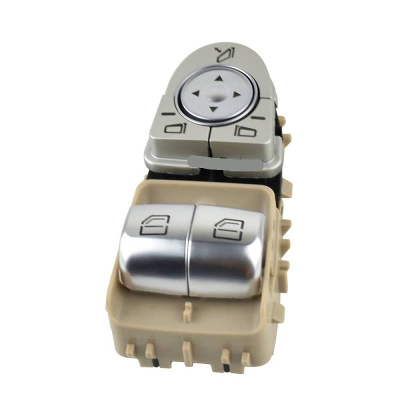 Glasheber-Taste Controller für Autozubehör/Passend for Mercedes-Benz C205 Vito Viano W447 Fensterglasheberschalter Power Master Button Regulator A2059057011(Beige A) von HBUXGF