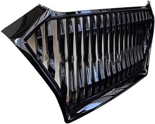 Auto Kühlergrill für Hyundai Tucson 2019 2020, Grill Schwarz Glänzend Doppel-Lamellen Grill Front Doppel Rippen Grill Kühlergrill Links Rech von HCELET