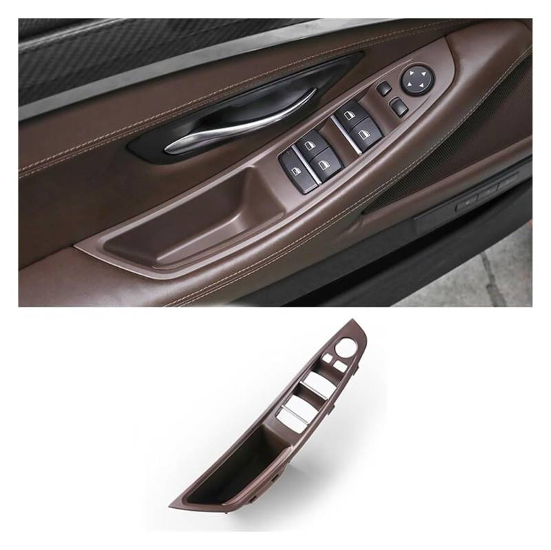 Autotürgriff Innenraum Für 5 Series F10 2011-2016 Auto-Innenverkleidung Tür-Zuggriffabdeckung Innentür-Zuggriff Ersetzen(1pcs Mocha Brown) von HCKCLMBMZW