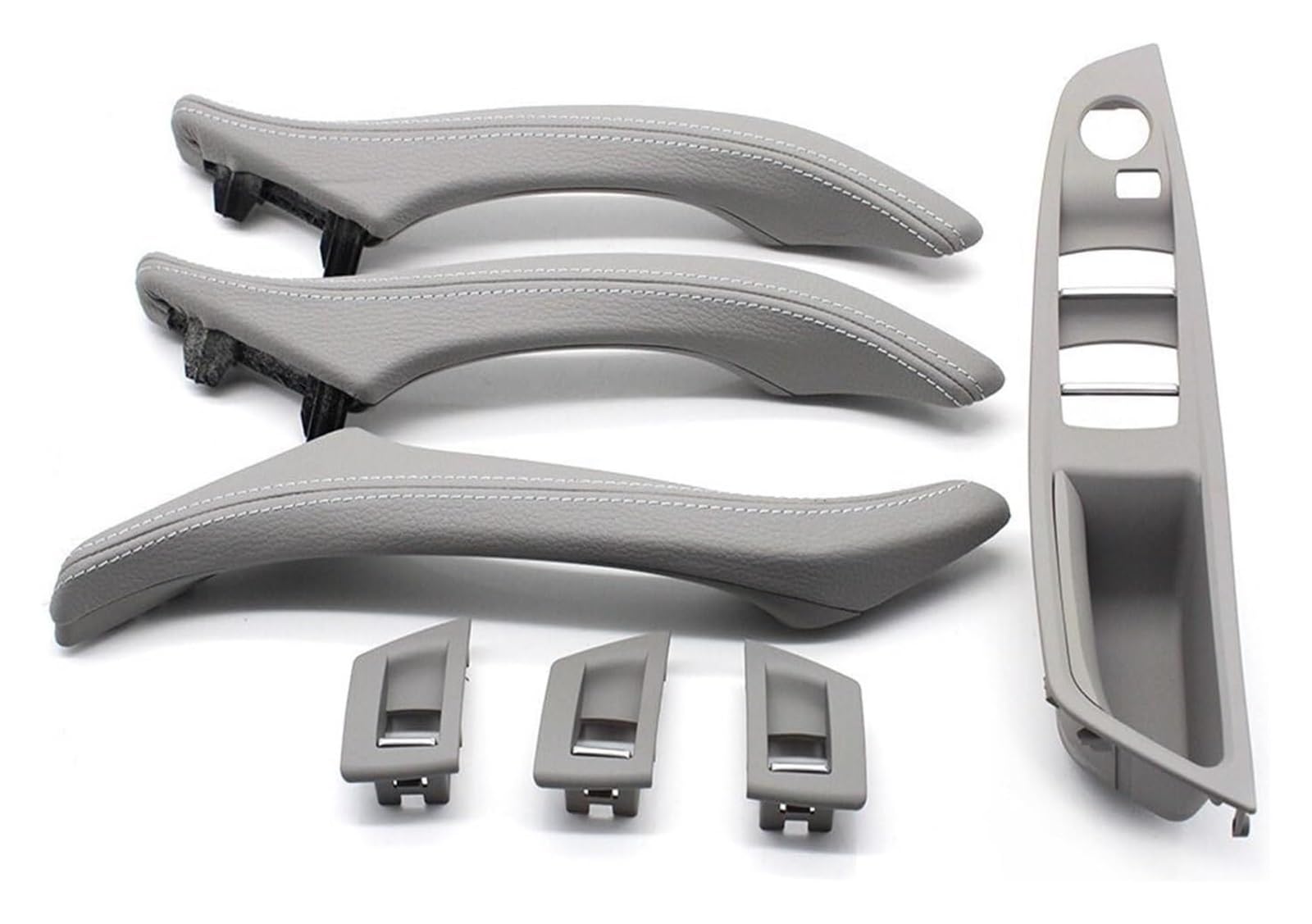 Autotürgriff Innenraum Für 5er F10 F11 523i 525i 528i 530 Autoinnenraum Ledertürgriffbaugruppe RHD-Fahrer 7-teiliges Set(Model B Grey) von HCKCLMBMZW