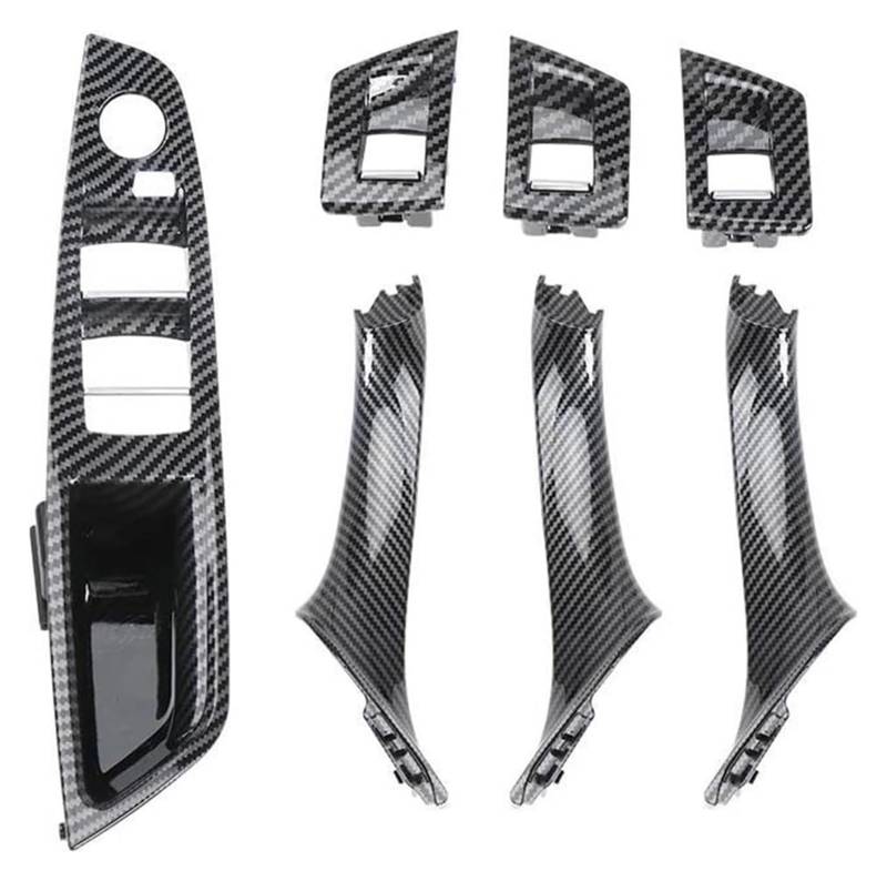 Autotürgriff Innenraum Für F10 F11 5 Series 2010–2017 LHD Auto Innentürgriff Griff Set Platte Dekorative Abdeckung Für Die Linke Hand 7 Stück(Model a) von HCKCLMBMZW