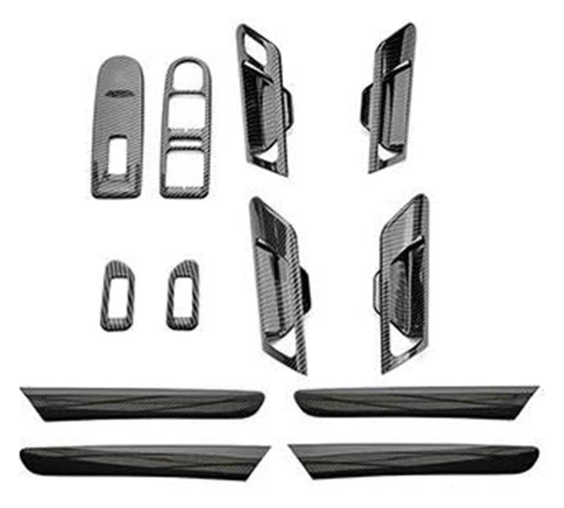 Autotürgriff Innenraum Für VW Für G&olf 6 2008-2012 MK6 Auto Fenster Control Tür Griff Panel Abdeckung Moulding Trim(Lhd Style a B D) von HCKCLMBMZW