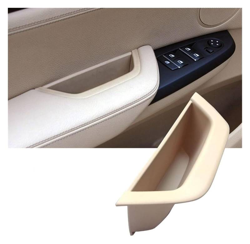 Autotürgriff Innenraum Für X3 X4 F25 F26 2010-2016 Auto-Innentür-Armlehnen-Zuggriffabdeckung, Kompletter Satz, LHD(Front Left Beige) von HCKCLMBMZW