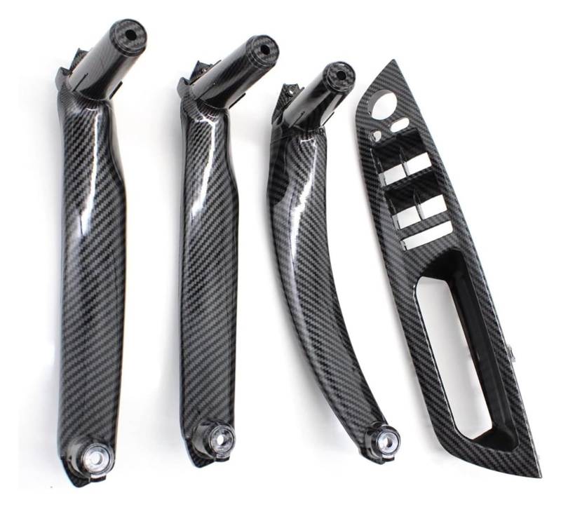 Autotürgriff Innenraum Für X5 X6 E70 E71 E72 2007-2013 LHD RHD Innentür Armlehne Abdeckung Pull Griff Ersatz(Carbonfiber Rhd Set) von HCKCLMBMZW