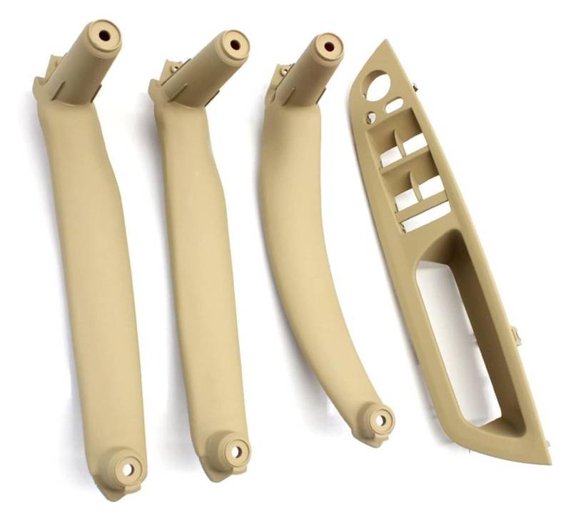 Autotürgriff Innenraum Für X5 X6 E70 E71 E72 2007-2013 LHD RHD Innentür Armlehne Abdeckung Pull Griff Ersatz(Set Beige Rhd 4pcs) von HCKCLMBMZW