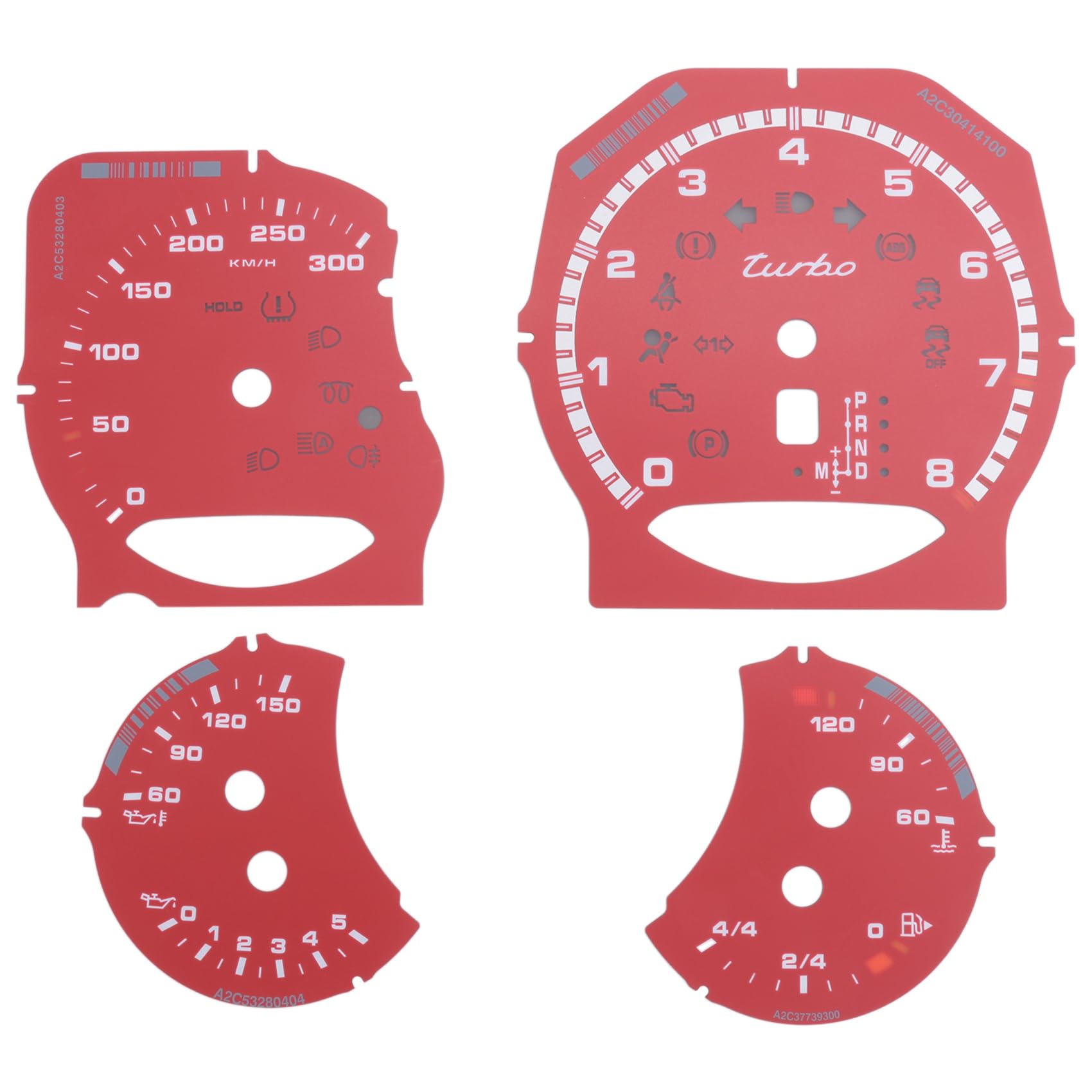 HCLZOE MessgeräT Zifferblatt Facelift für 971 718 Paramera 911 991 Dash Cluster Overlay von HCLZOE