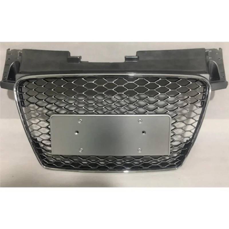 Kompatibel mit TTRS Style Auto Frontstoßstange Frontgrill Racing Grill Kompatibel mit Audi TT/TTS 8J 2006–2014 Kompatibel mit TTRS Grill Auto Styling Zubehör ohne Emblem von HCPAF