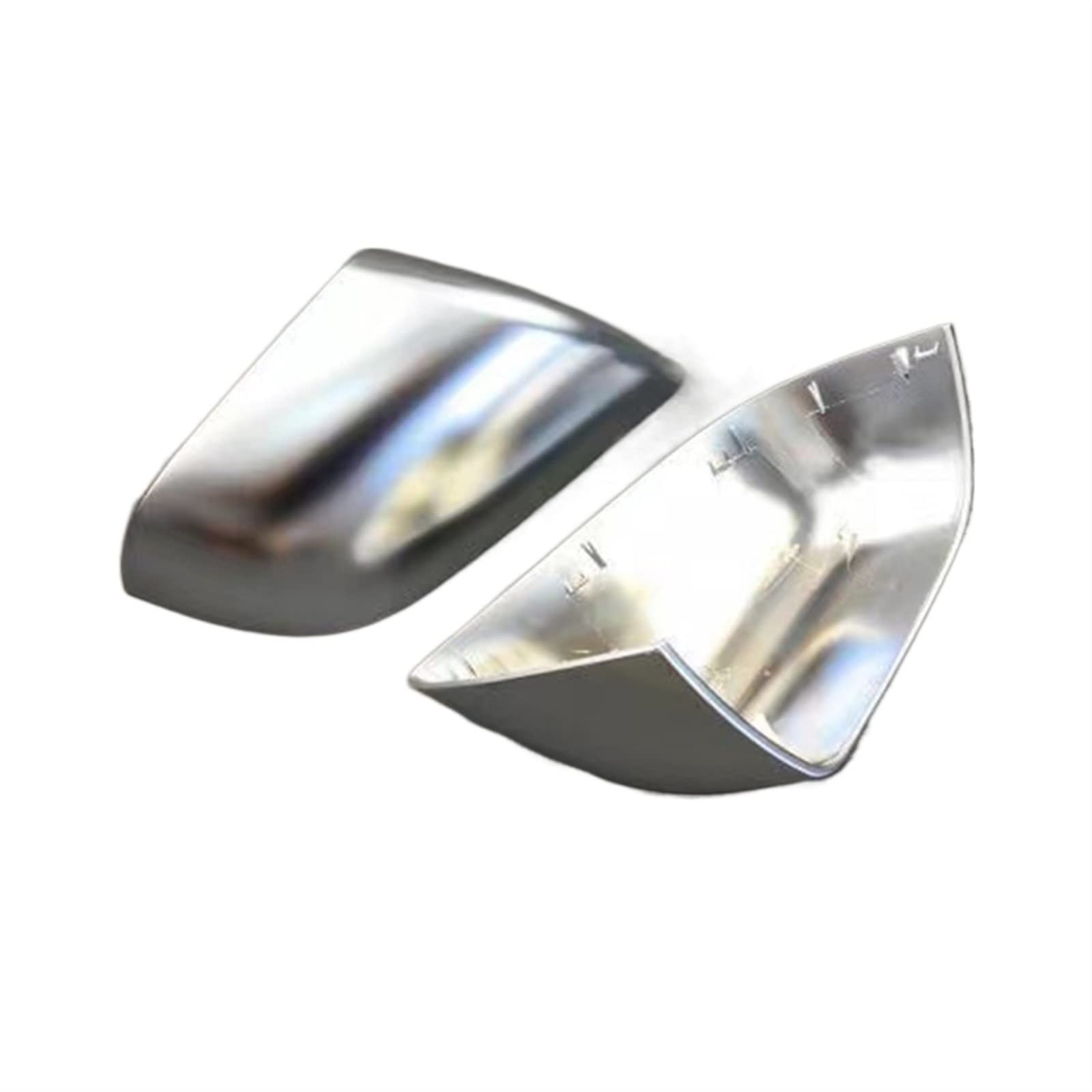 HCPGBGLBTF Auto linke rechte Seite Rückspiegel Abdeckung Shell Cap Gehäuse Ersatz passend for Tesla Model 3 2016 2017 2018 2019 2020 Rückspiegel(Chrome Silver a pair) von HCPGBGLBTF