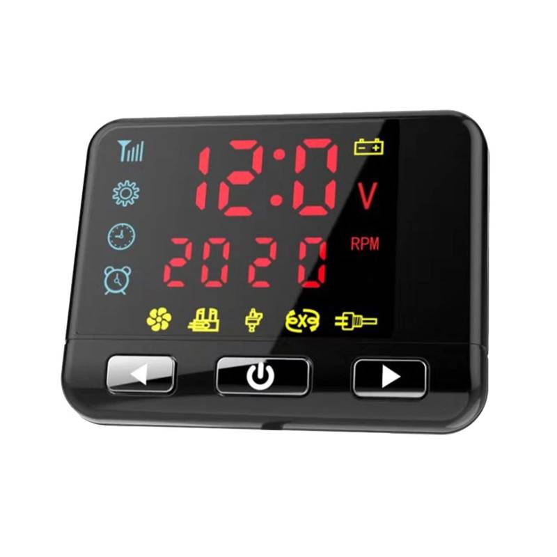 HCPGBGLBTF Automobilheizung 12/2. 4V LCD. Switch Controller-Monitor for Car-Zündkupferdiesel-Lufterhitzer for Auto- oder Busspur-Parkheizung Heizungsteile und Zubehör(schwarz) von HCPGBGLBTF