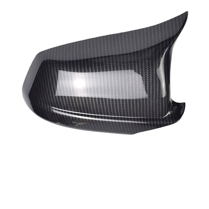 HCPGBGLBTF Rückspiegelkappe Außenspiegelabdeckung passend for BMW 5er F10 F11 F18 Pre-LCI 2010-2013 Performance Autozubehör Rückspiegel(Carbon Fiber-Right) von HCPGBGLBTF