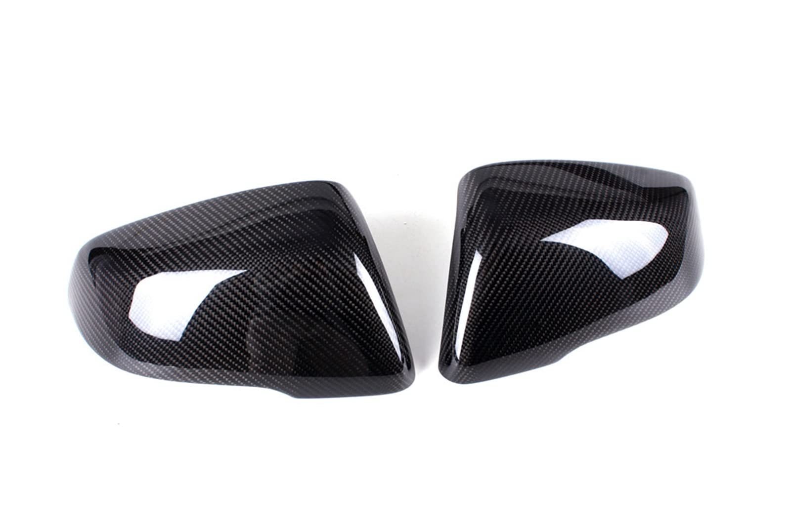 HCPGBGLBTF X1 F48 Carbon Spiegelabdeckung Passend for BMW X2 F39 F46 F45 F49 F52 G29 2er Touring Seitenspiegelgehäuse M Look 2014–2018 Rückspiegel(Replacement CF) von HCPGBGLBTF