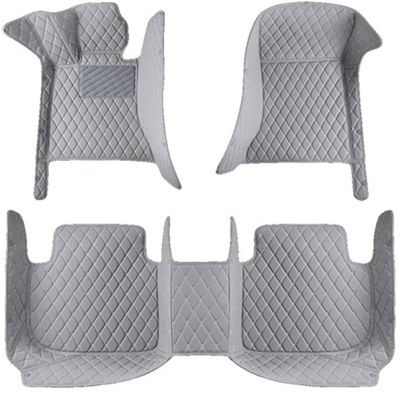 All Inclusive Autofußmatten für Honda CRV 2002 2003 2004 2005 2006 LHD, Wasserdicht und rutschfest Autoteppich, All Wetter Leder Fußmatten, Autoteppich Schutz Mats,E Grey von HDAJDWA