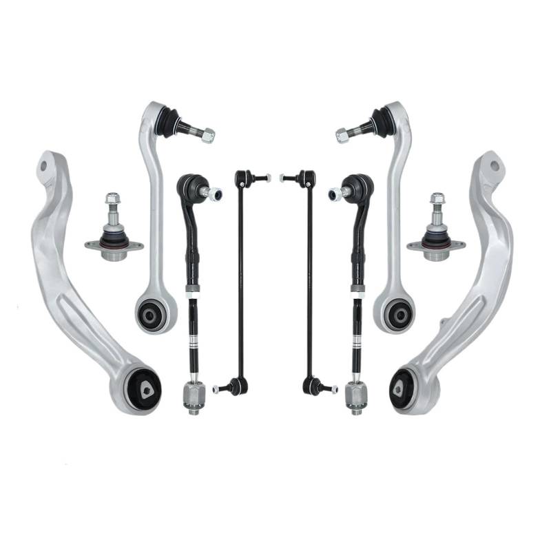 10 Stücke Front Lower Arm Spurstange Stabilisator Link Kompatibel for BMW 5 E60 525xi 528i 528xi 530xi 535i 535xi 2006 2007 2008-2010 von HDBDFCL