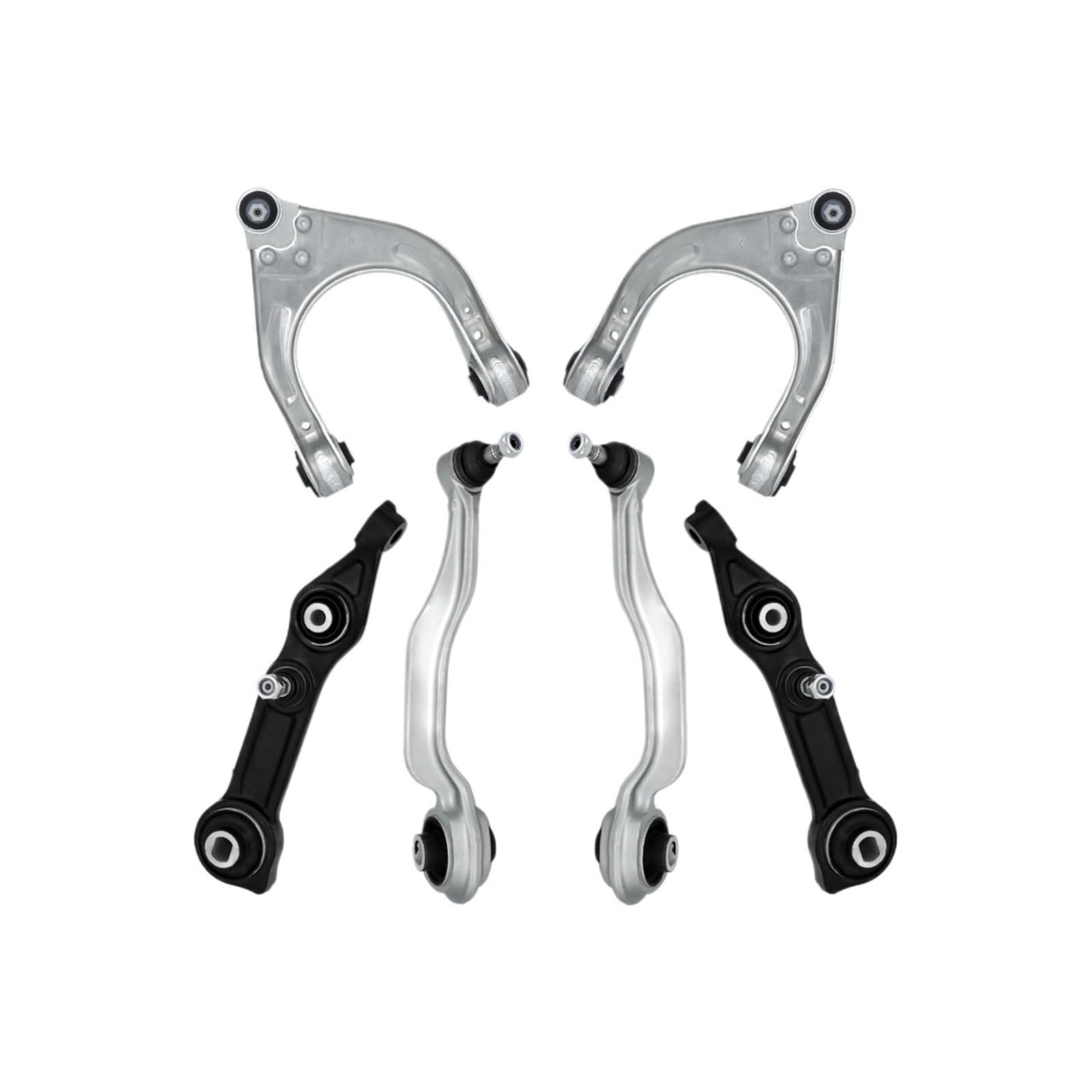 6-teiliges Front Lower Upper Forward Control Arm Suspension Kit Kompatibel for Mercedes Benz W211 S211 CLS550 CLS500 E350 E55 AMG 2003-2011 von HDBDFCL