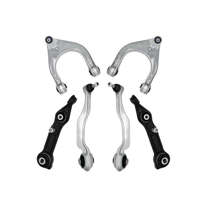 6-teiliges Front Lower Upper Forward Control Arm Suspension Kit Kompatibel for Mercedes Benz W211 S211 CLS550 CLS500 E350 E55 AMG 2003-2011 von HDBDFCL