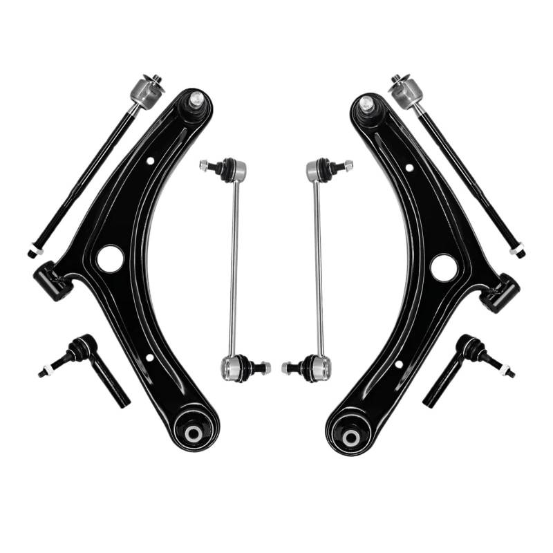 8 Stücke Front Lower Lh Rh Querlenker Spurstange Kompatibel for Jeep Compass Patriot Kompatibel for Dodge Caliber 2007 2008 2009 2010 2011 2012-2017 von HDBDFCL