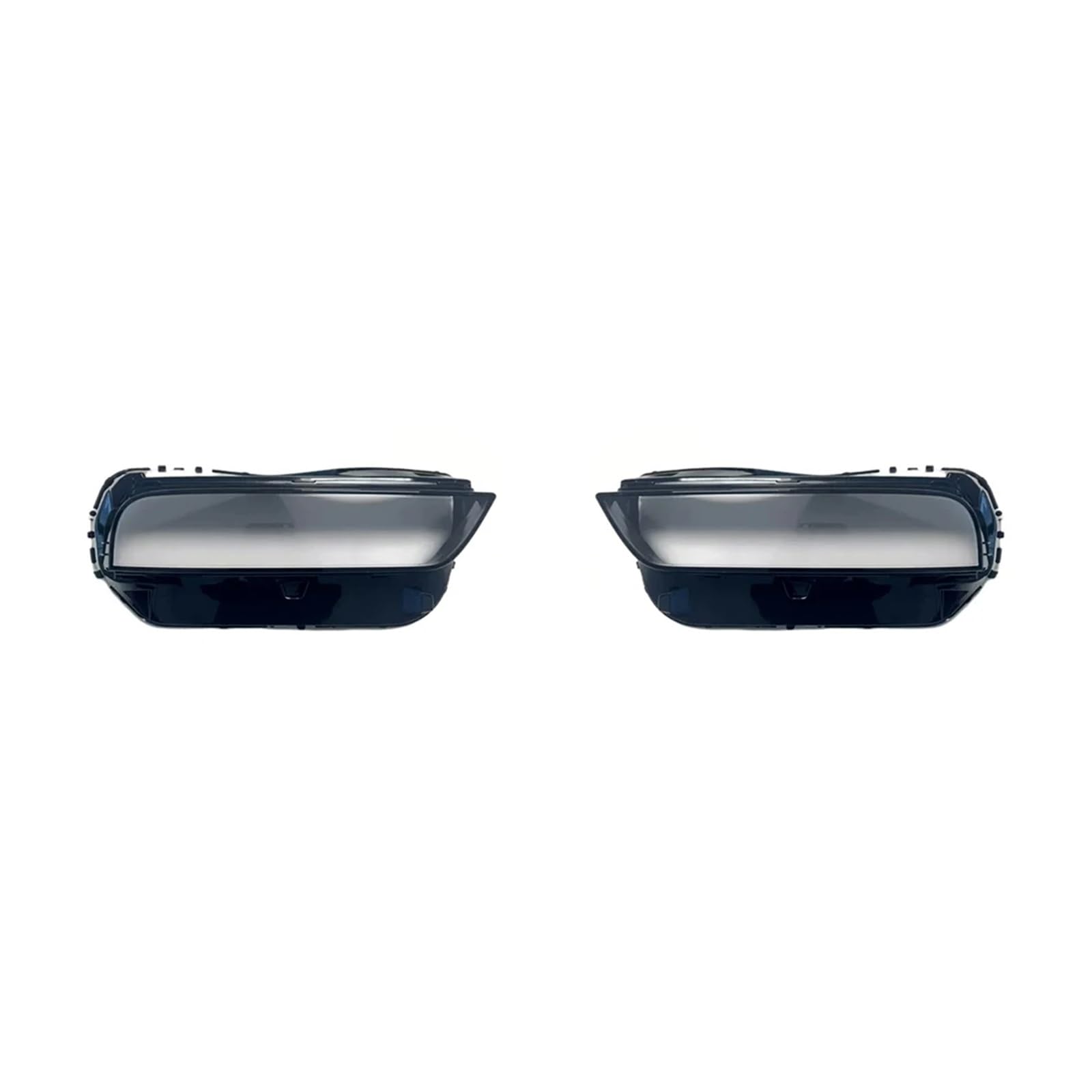 Autoscheinwerfer-Abdeckung, Linse, Glasschale, Vorne, Scheinwerferkappen, transparenter Lampenschirm, Auto-Lichtlampe, kompatibel for BMW X7 G07 X7M 2023 2024(A Pair) von HDBDFCL