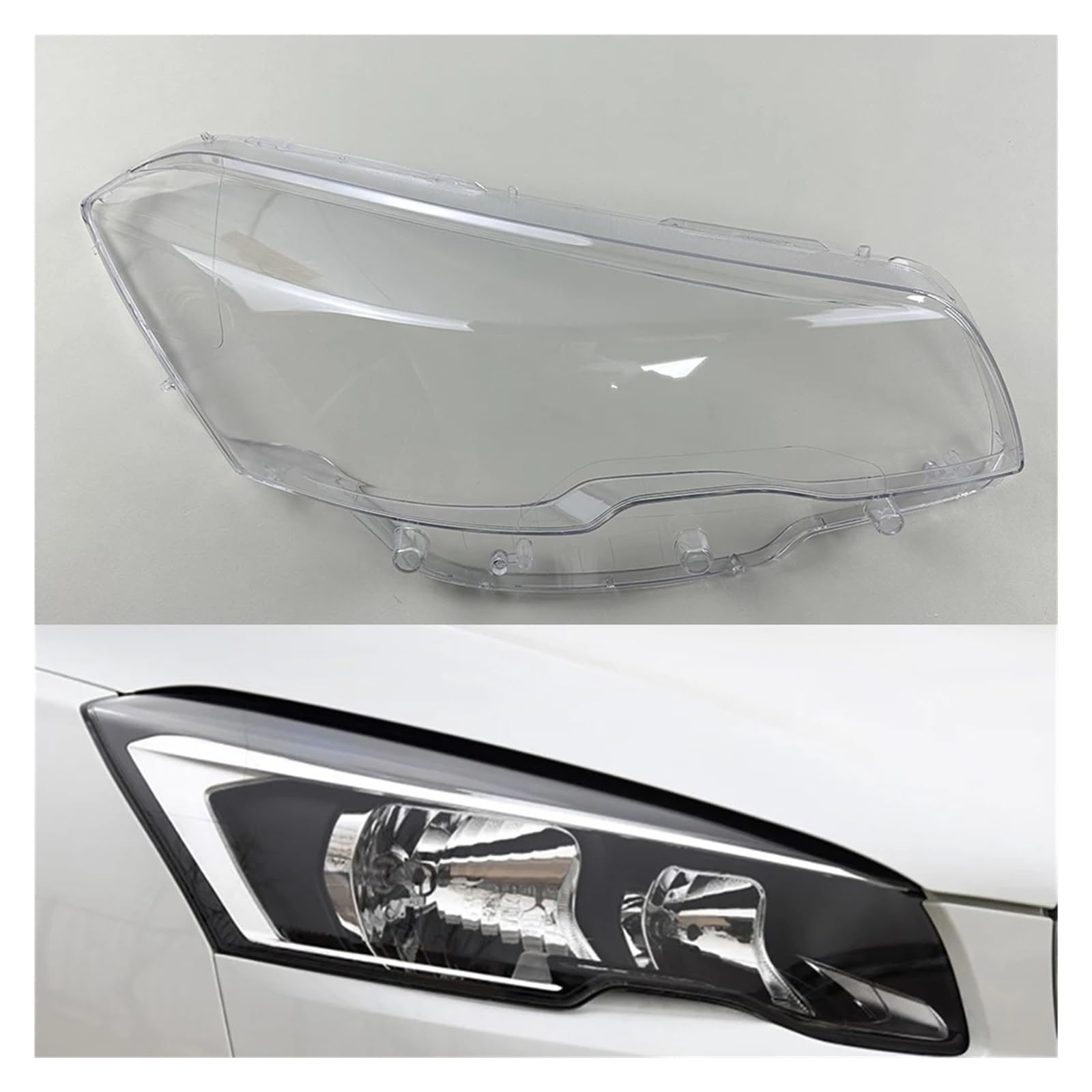 Scheinwerferabdeckung, transparent, kompatibel for Peugeot 508 2015 2016 2017, Lampenschirm, Lampenlinse, Scheinwerferschale, Auto-Ersatzteile(Right) von HDBDFCL