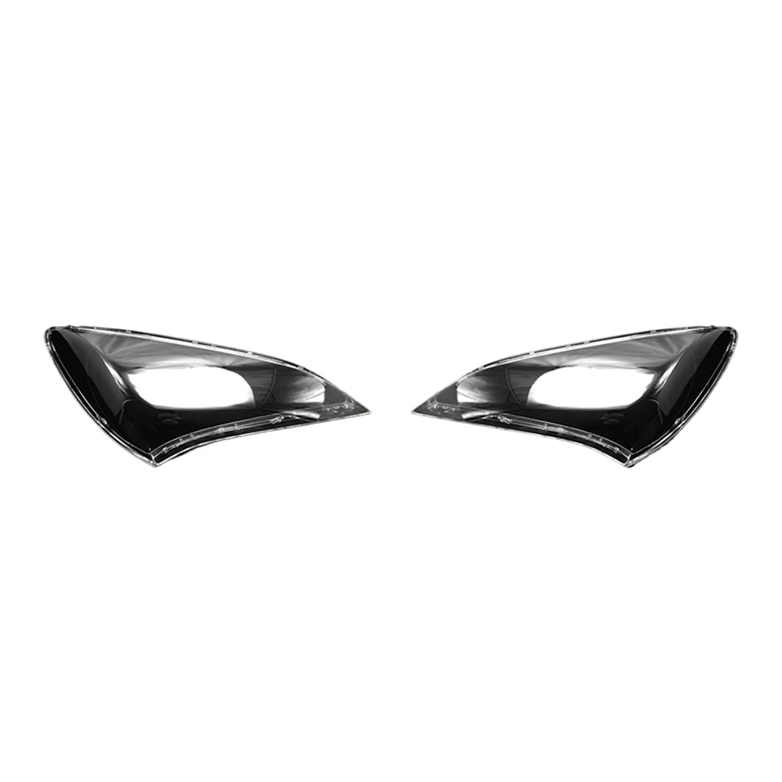 Scheinwerferabdeckung Lampenschirm Scheinwerferschale Lampenschirm Transparente Abdeckung Linse Kompatibel for Hyundai Rohens Coupe 2009-2011(A Piar) von HDBDFCL