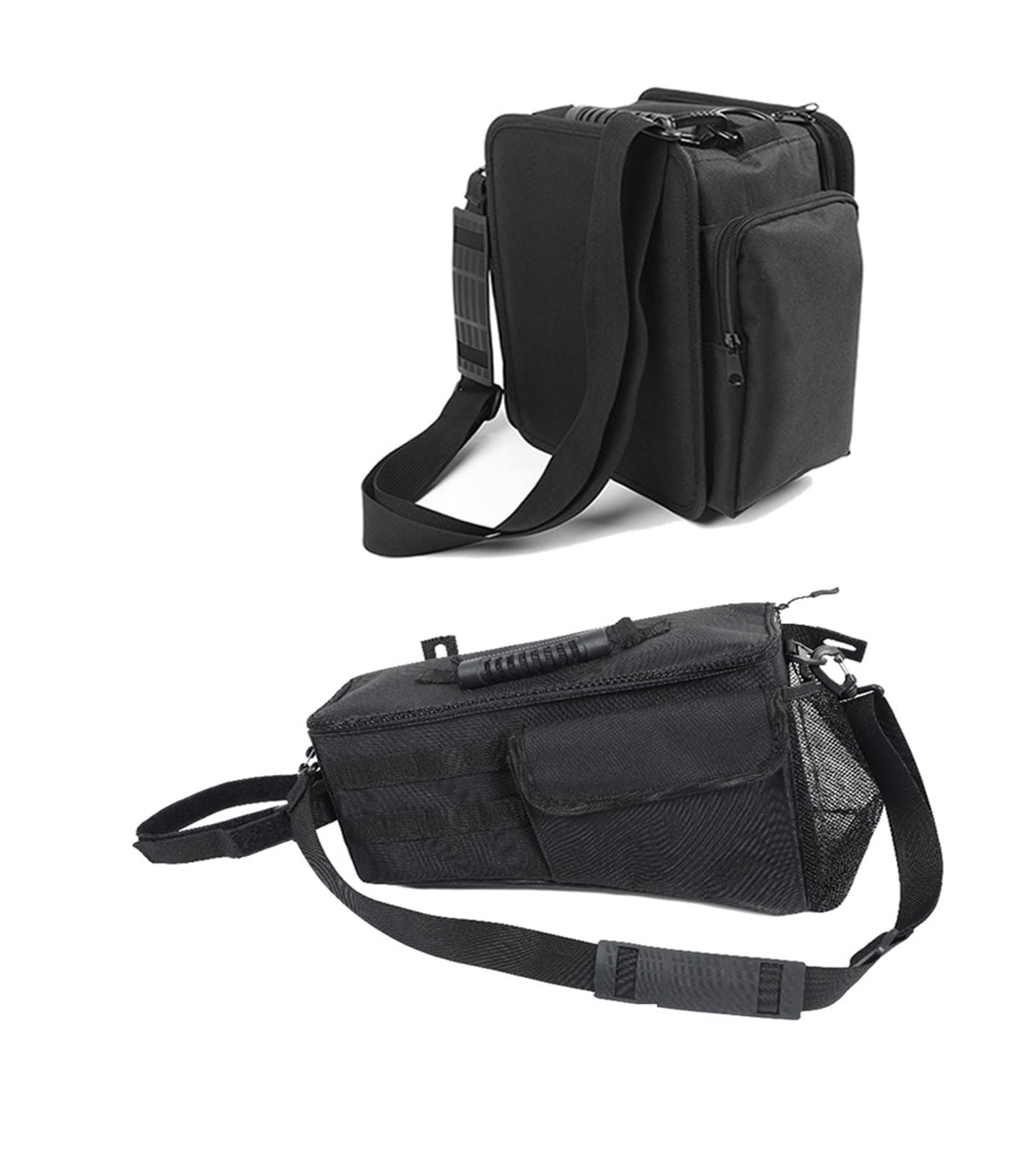 Seitliche Aufbewahrungstasche for den Kofferraum unter dem Sitz, Organizer, kompatibel mit Jeep, kompatibel mit Wrangler, Aufräumzubehör(Black-2-L) von HDBDFCL