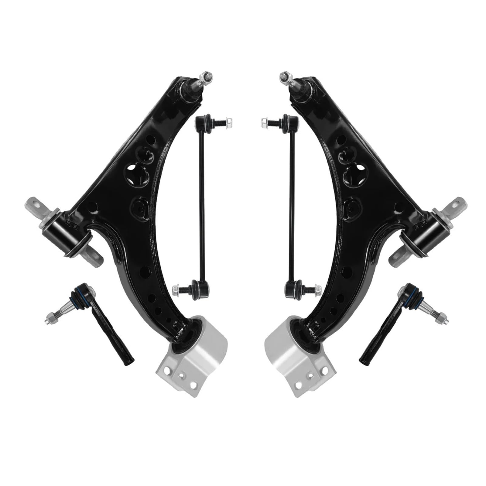 Vorne 6 stücke Suspension Links Rechts Querlenker Äußere Spurstange Sway Bar Link Kit Kompatibel for Cruze Volt 2016-2019 von HDBDFCL