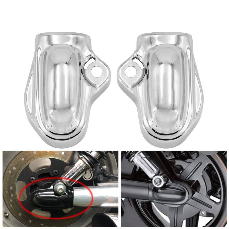 HDBUBALUS Motorcycle Rear Axle Cover Guard Fit for Harley V Rod Night Rod Special VRSCDX 2002-2017 Chrome von HDBUBALUS