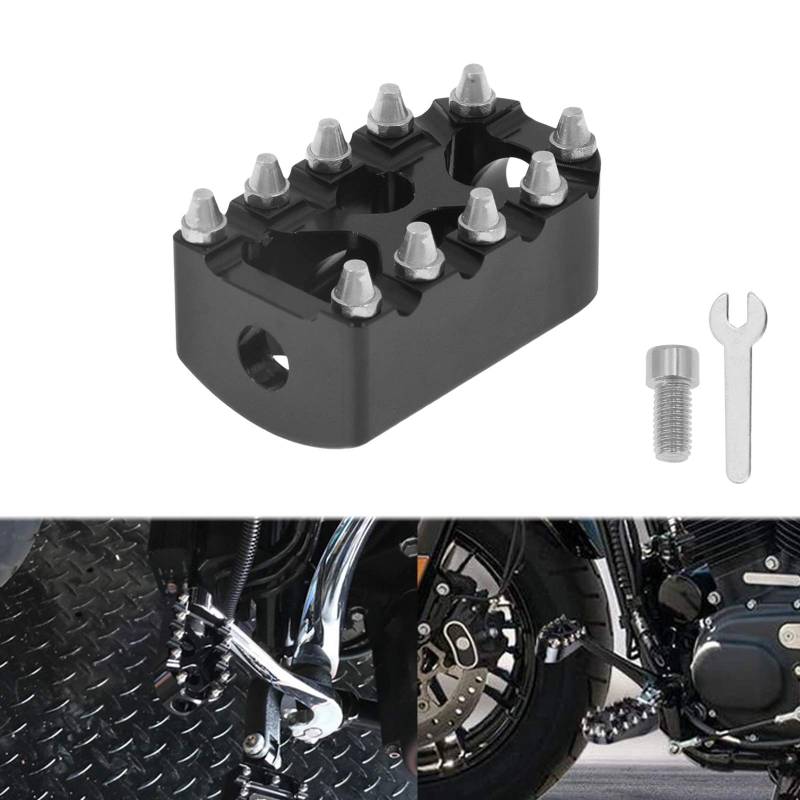 HDBUBALUS Motorrad-Schaltknüppel, gerändelt, rutschfest, um 360° drehbar, für Harley Sportster Touring Dyna Softail Chopper Bobber von HDBUBALUS