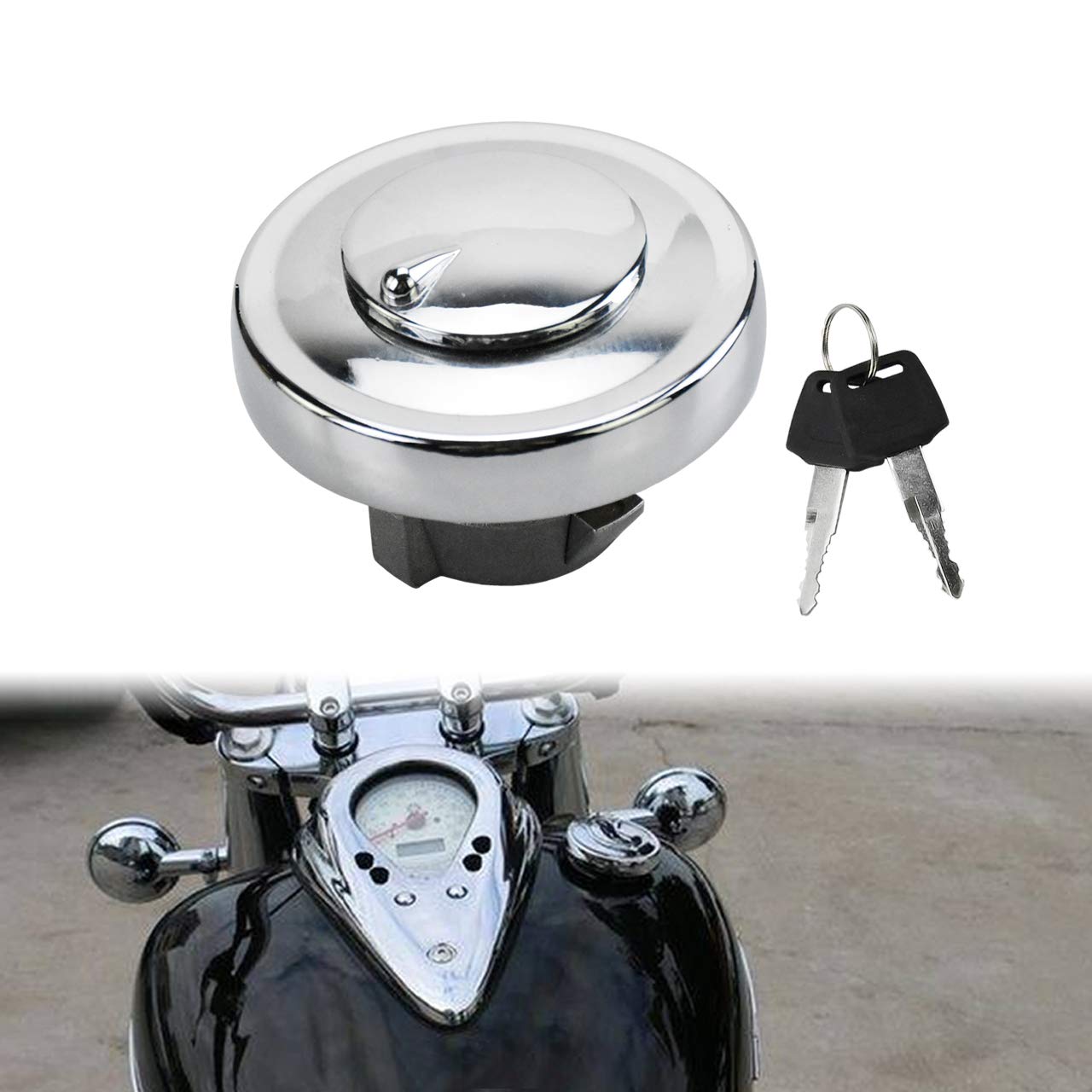 HDBUBALUS Tankdeckel-Schlüssel-Set für Yamaha DragStar V-Star XVS650 950 1100 98-17 von HDBUBALUS