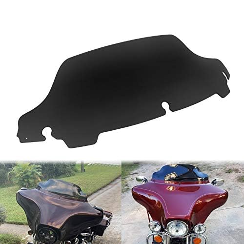 HDBUBALUS Windschutzscheibe, 17,3 cm, für Harley Touring Electra Glide Street Glide FLHX FLHT 2014–2021, Schwarz von HDBUBALUS