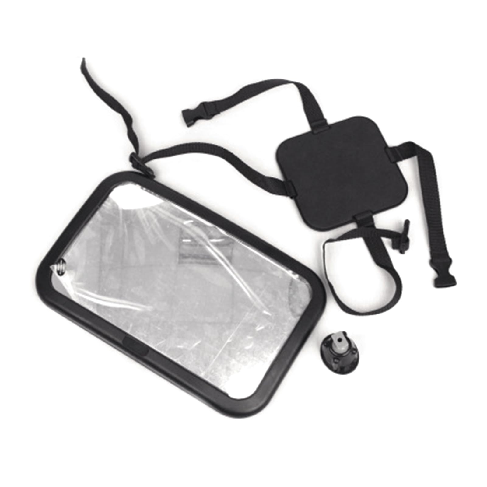 HDOYTXXM Einstellbare Breite Auto Rücksitz Glas Baby/Kindersitz Auto Sicherheitsglas Quadratische Sicherheit Auto Baby Glas von HDOYTXXM