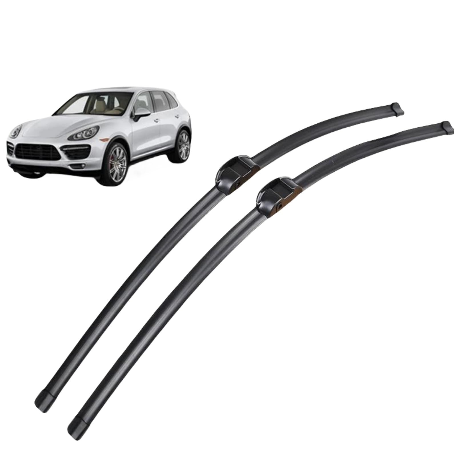 Scheibenwischer Frontwischerblätter, Für Porsche Cayenne 2007-2017 26"+26" Saubere Wischerblätter von HDXIN