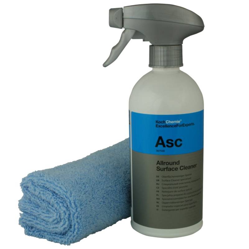 HDmirrorR Koch Chemie Asc Allround Surface Cleaner 500 ml inkl. Microfasertuch von KochChemie/DFT