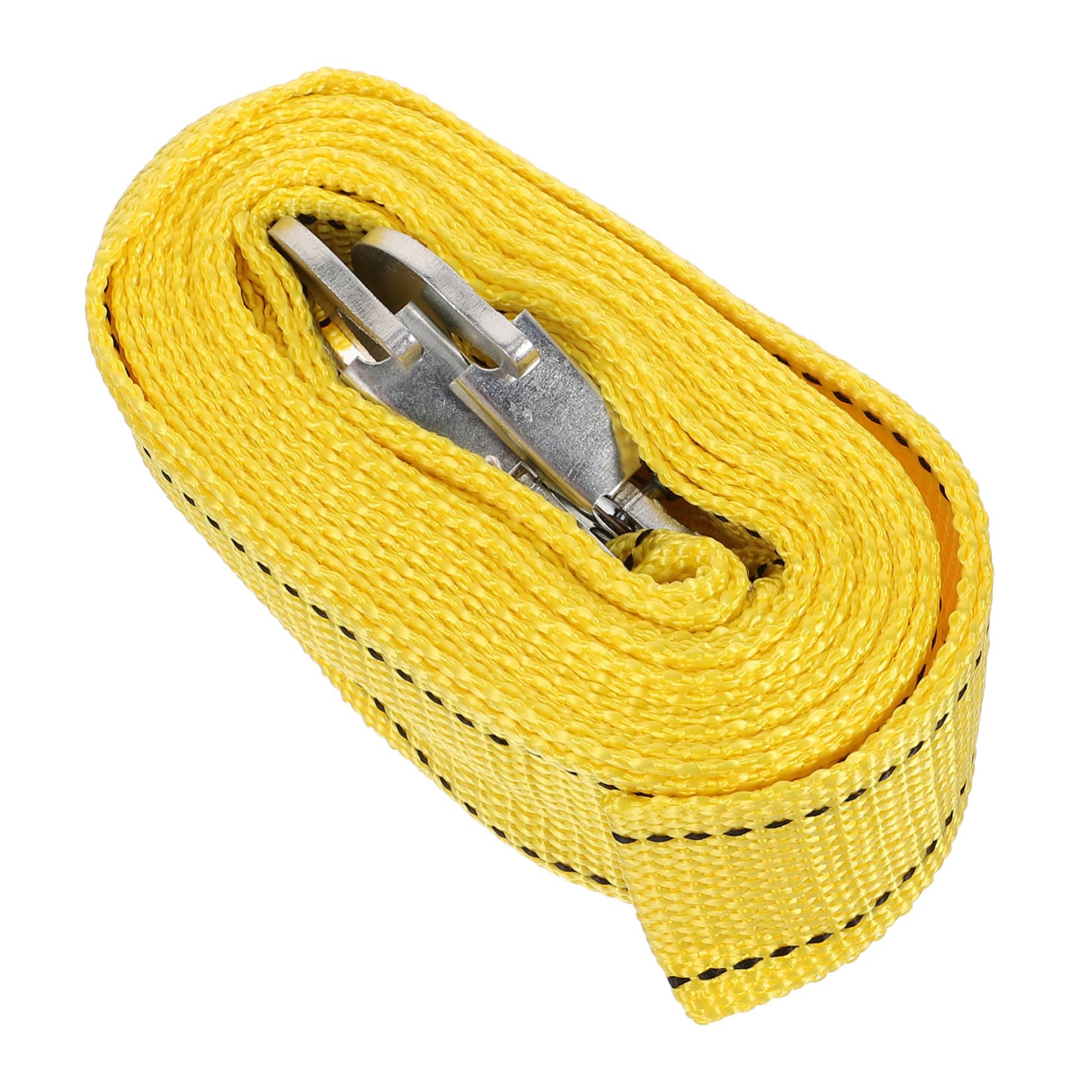 Auto Abschleppseil Abschleppseile Für Lastkraftwagen Riemenhaken Bungee-Gurte Kabel Abschleppbar Abschlepphaken Gestell Schlauch-schleppseil Winde Riemenwickler Rolle Nylon Yellow HEALLILY von HEALLILY