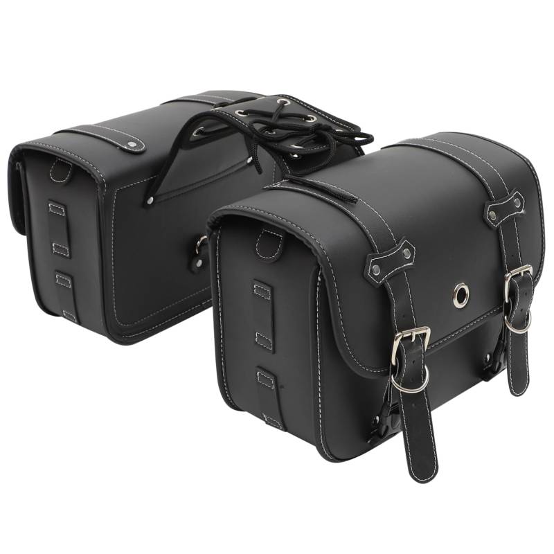 HEALLILY 1 Paar Seitentasche Elektrische -hängetasche Satteltasche Aufbewahrung Von Motorradausrüstung Tasche Für Sitz Roller Motorräder Black PVC-Leder von HEALLILY