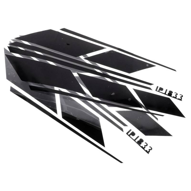 HEALLILY 2 Blätter -Aufkleber motorradsticker Tank Aufkleber Tank Dekoration Tankdeckel Aufkleber Motorraddekoration -Öltankaufkleber Aufkleber für Benzintanks PVC Black von HEALLILY