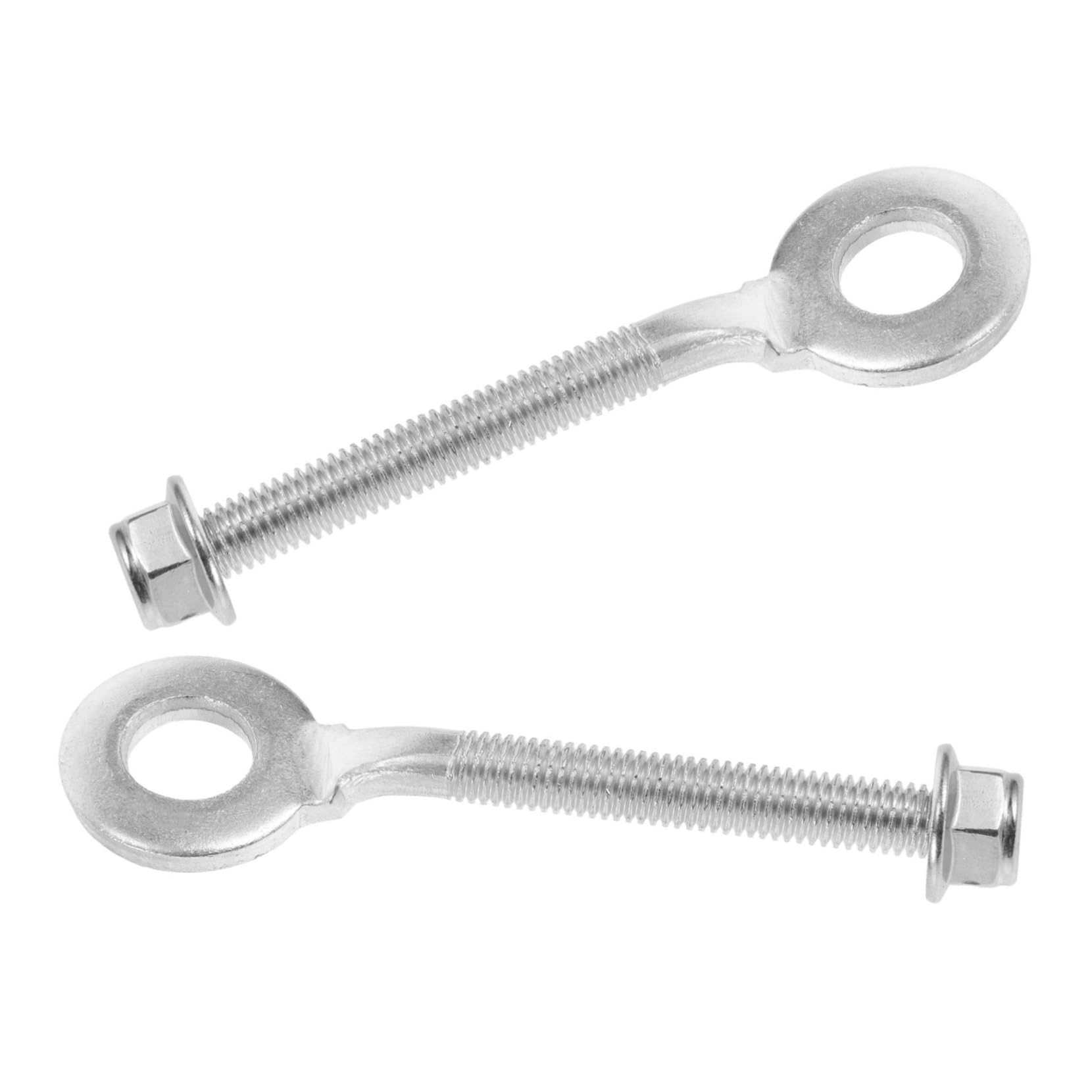 HEALLILY 2St Kettenspanner -Handwerkzeug Einsteller Spanner Motorradzubehörteile ATV-Kettenversteller Offroad-Quad-Kettenversteller verstellbare Hebel Metall Silver von HEALLILY